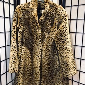 Cheetah fur coat